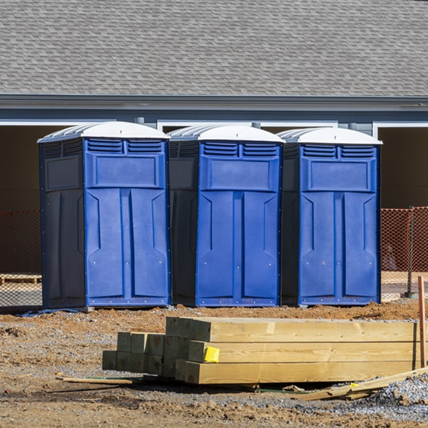 are there any restrictions on what items can be disposed of in the portable restrooms in Fishs Eddy